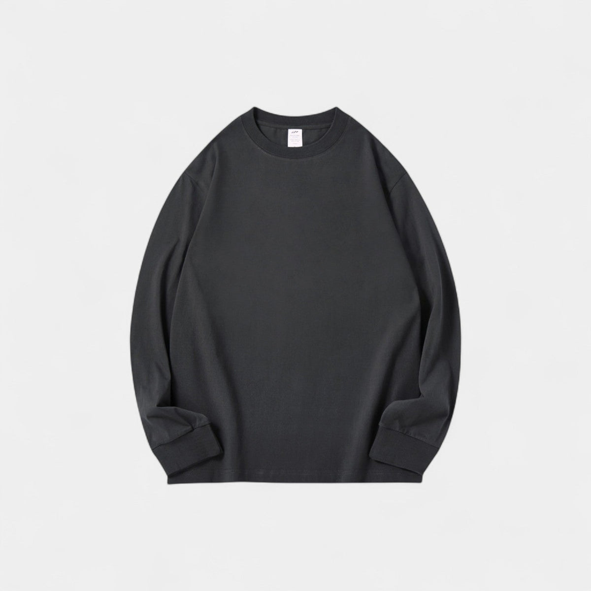 Set of 3 men's cotton crew neck sweaters – loose fit, refined, everyday essentials