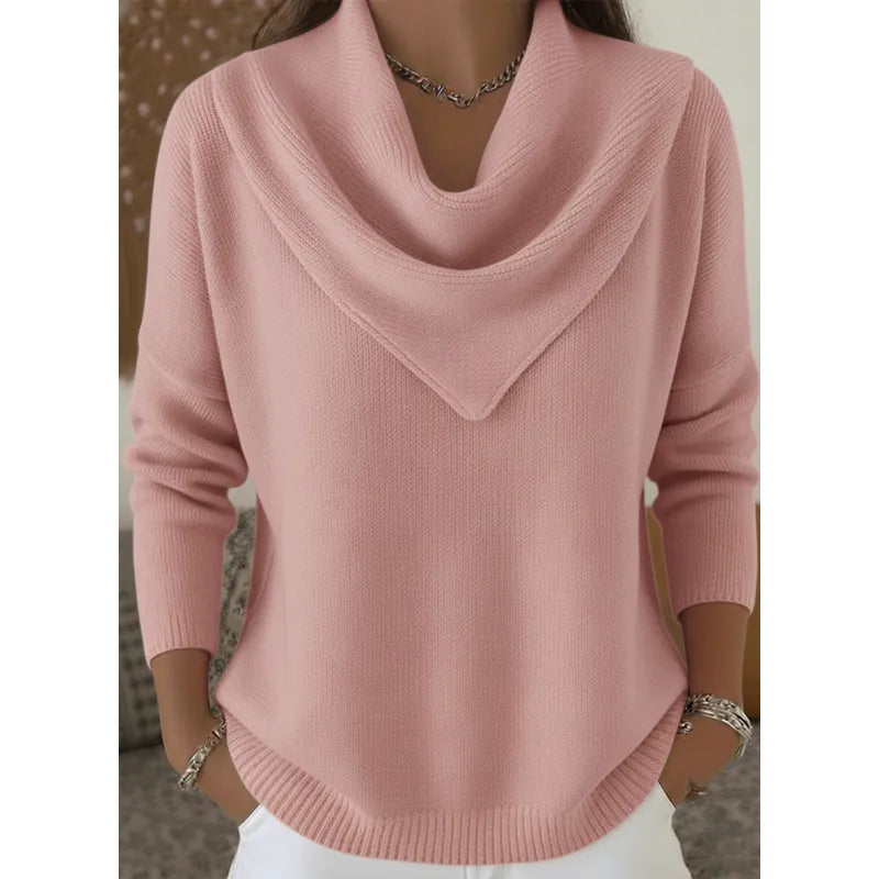 Women's Thick Sweater Relaxed Fit – Soft Casual Knitwear