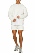 Men's Sweatshirt and Shorts Set in Cotton – Relaxed Fit