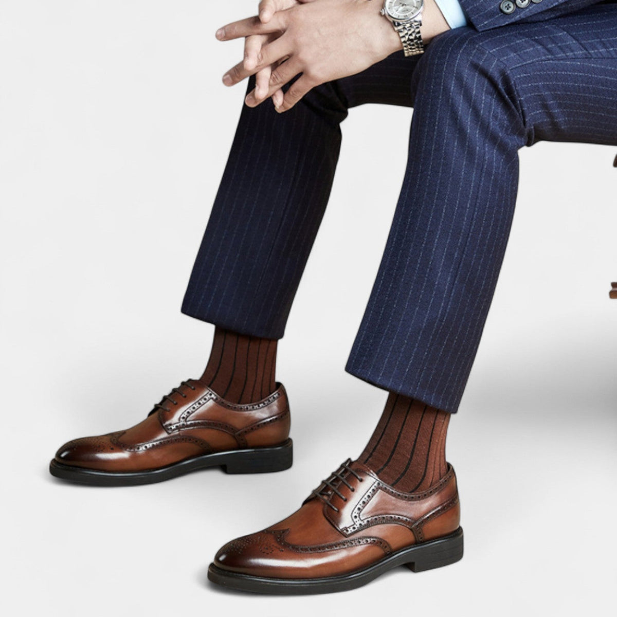 Men's formal PU leather shoes – classic, elegant, refined silhouette
