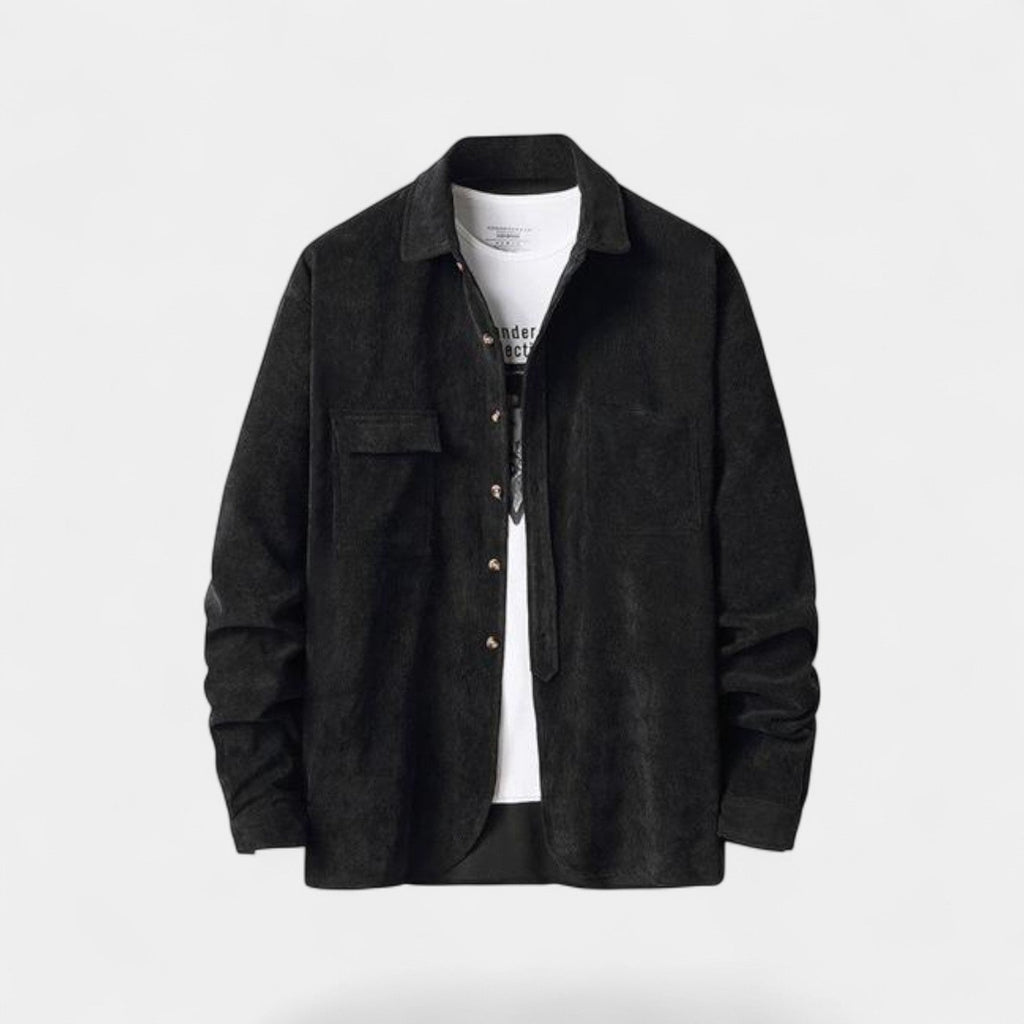 Men's Corduroy Cotton Shirt Jacket – Refined Casual Style