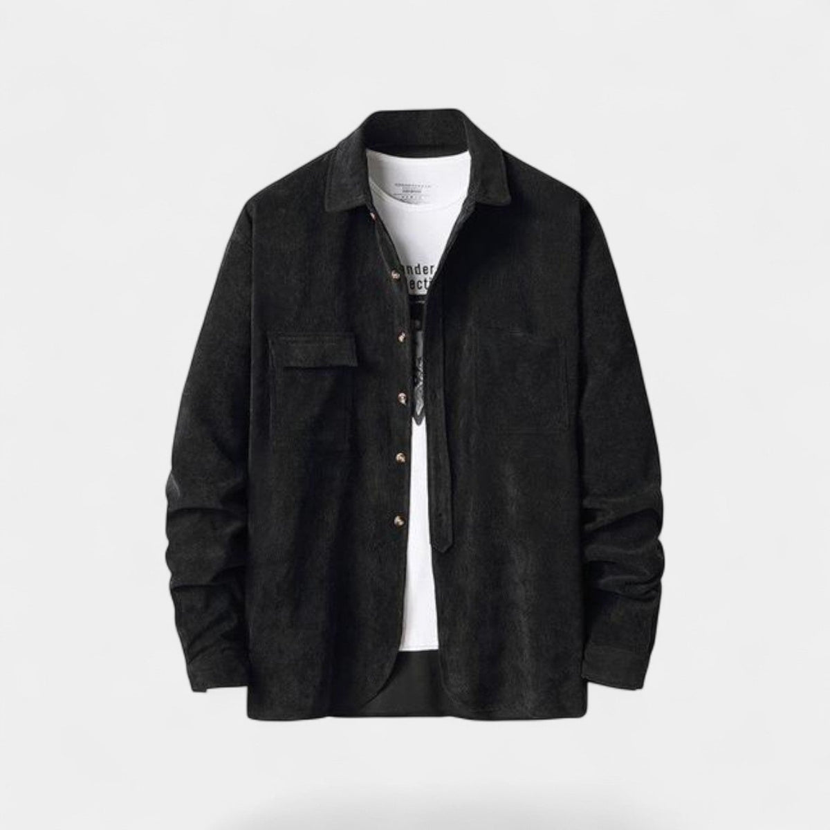 Men's Corduroy Cotton Shirt Jacket – Refined Casual Style
