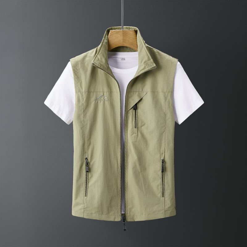 Men's Lightweight Outdoor Gilet – Breathable Zip Fastening