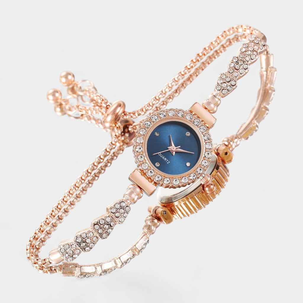 Women's Quartz Watch – Adjustable Chain Bracelet
