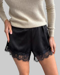 Short Women’s Lace-Trimmed – Lightweight and Soft Fabric