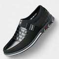 Men's ergonomic leather shoes – laceless comfort