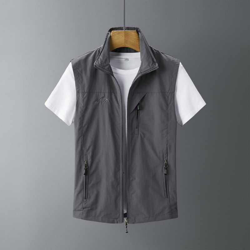 Men's Lightweight Outdoor Gilet – Breathable Zip Fastening