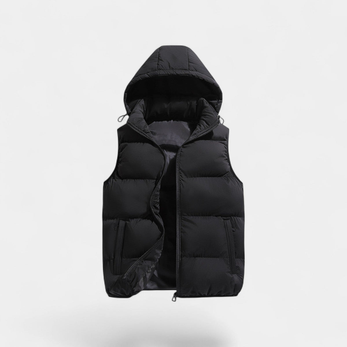 Men's Cotton Sleeveless Hooded Vest – Thick Thermal Casual
