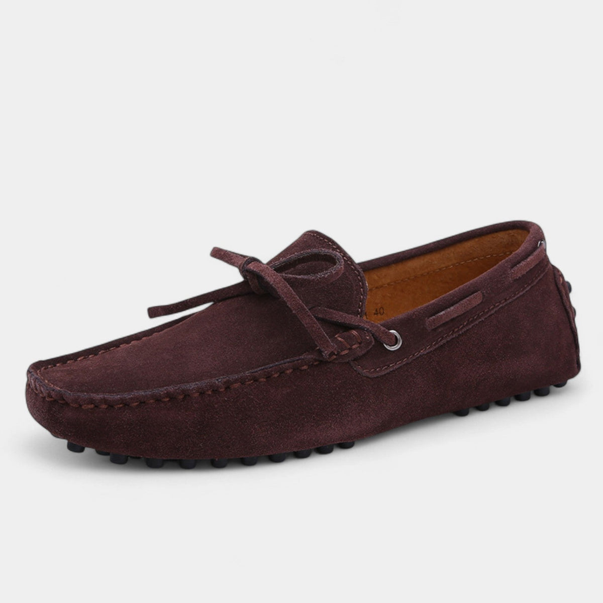 Calder Mayne | Men's Suede Leather Loafers – Lace-Up