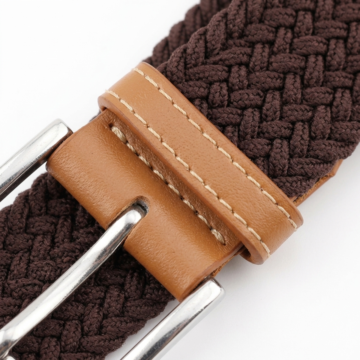Stretch Braided Belt – Adjustable Alloy Buckle