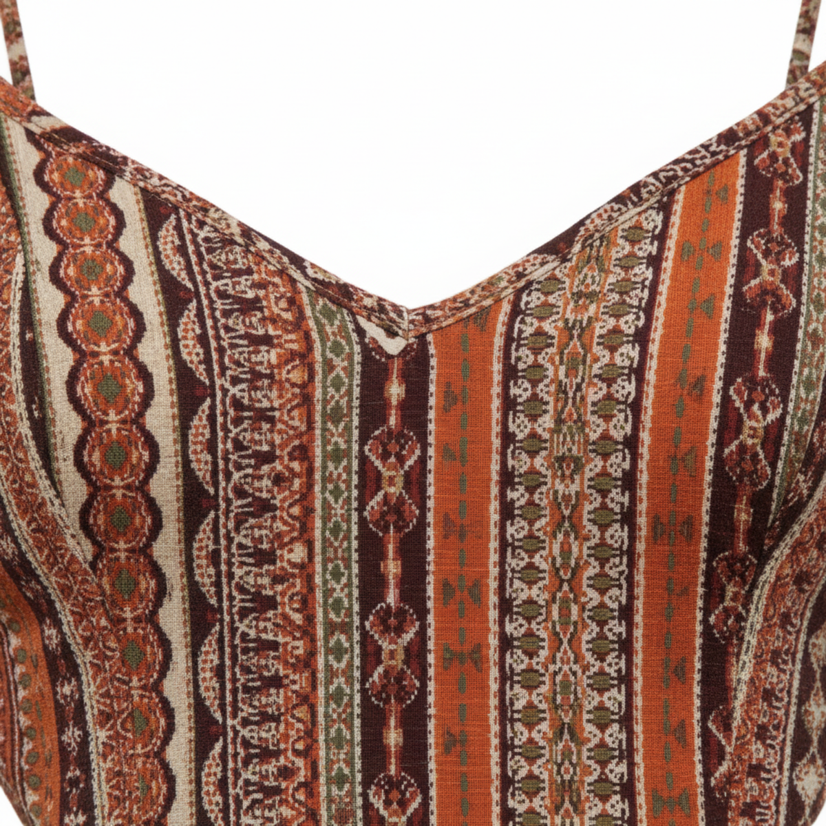 Long Smocked Women's Dress – Thin Straps & Double Thigh Slit
