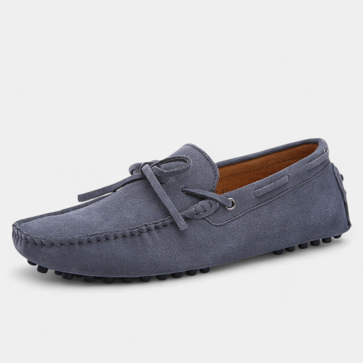 Calder Mayne | Men's Suede Leather Loafers – Lace-Up
