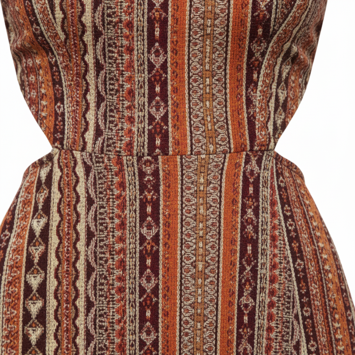 Long Smocked Women's Dress – Thin Straps & Double Thigh Slit