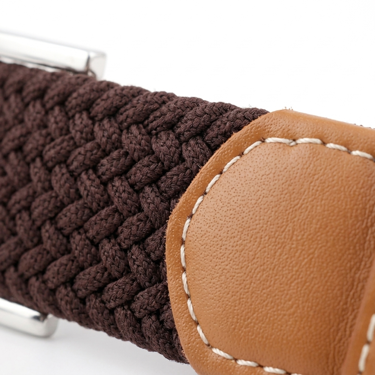 Stretch Braided Belt – Adjustable Alloy Buckle