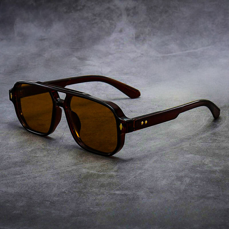 Men's Square Sunglasses – Sport Style Tinted Lenses