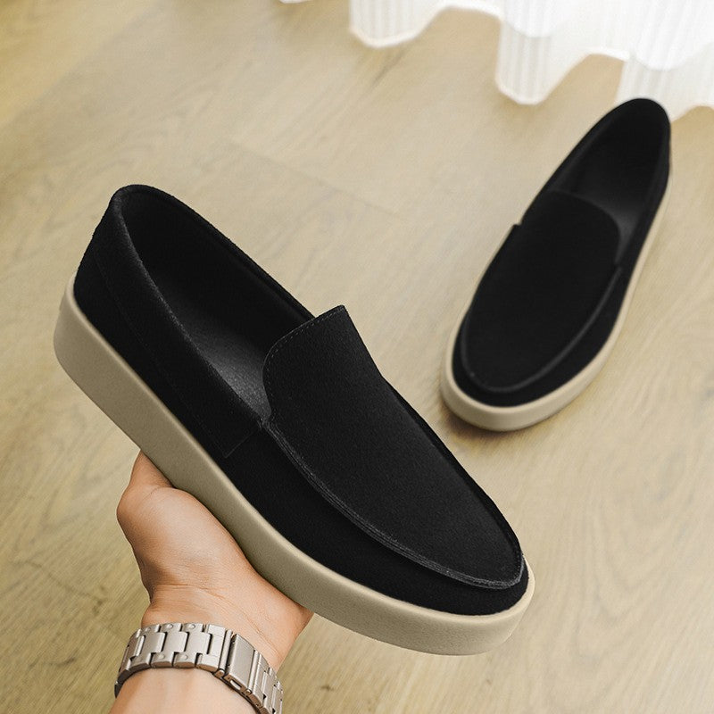Men's Suede Slip-On Loafers – Standard Fit