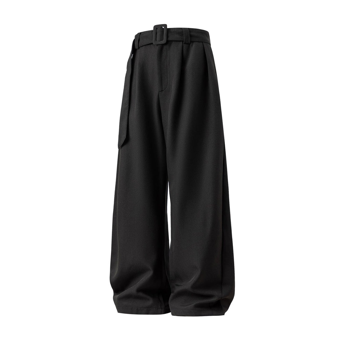 Men's wide-leg tailored trousers in viscose blend – Fluid drape