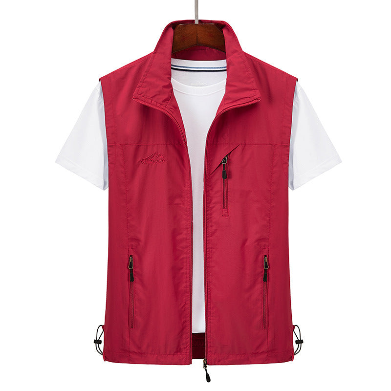Men's Lightweight Outdoor Gilet – Breathable Zip Fastening