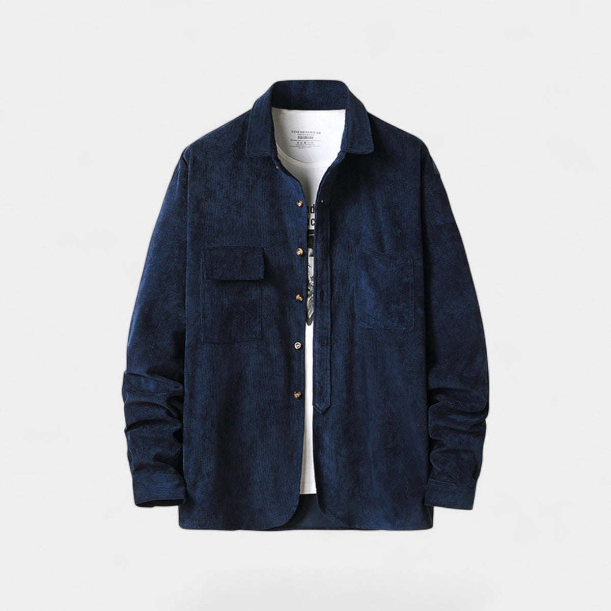 Men's Corduroy Cotton Shirt Jacket – Refined Casual Style