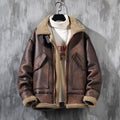 Men's lambswool fleece-lined jacket – relaxed fit