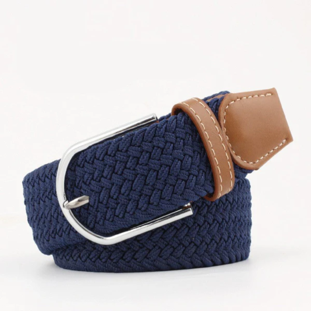 Stretch Braided Belt – Adjustable Alloy Buckle