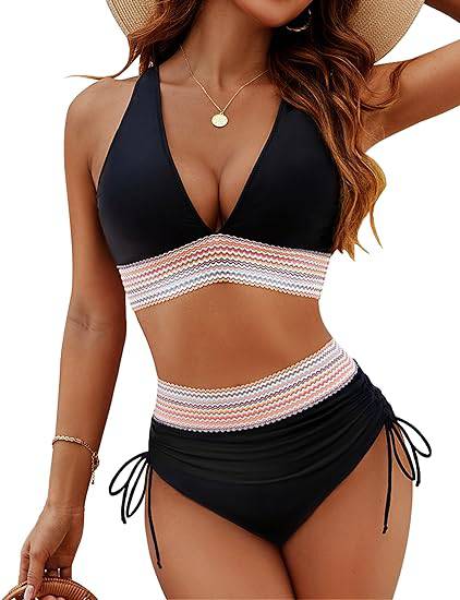 Women's High-Waisted Bikini – Sculpting Contour Fit
