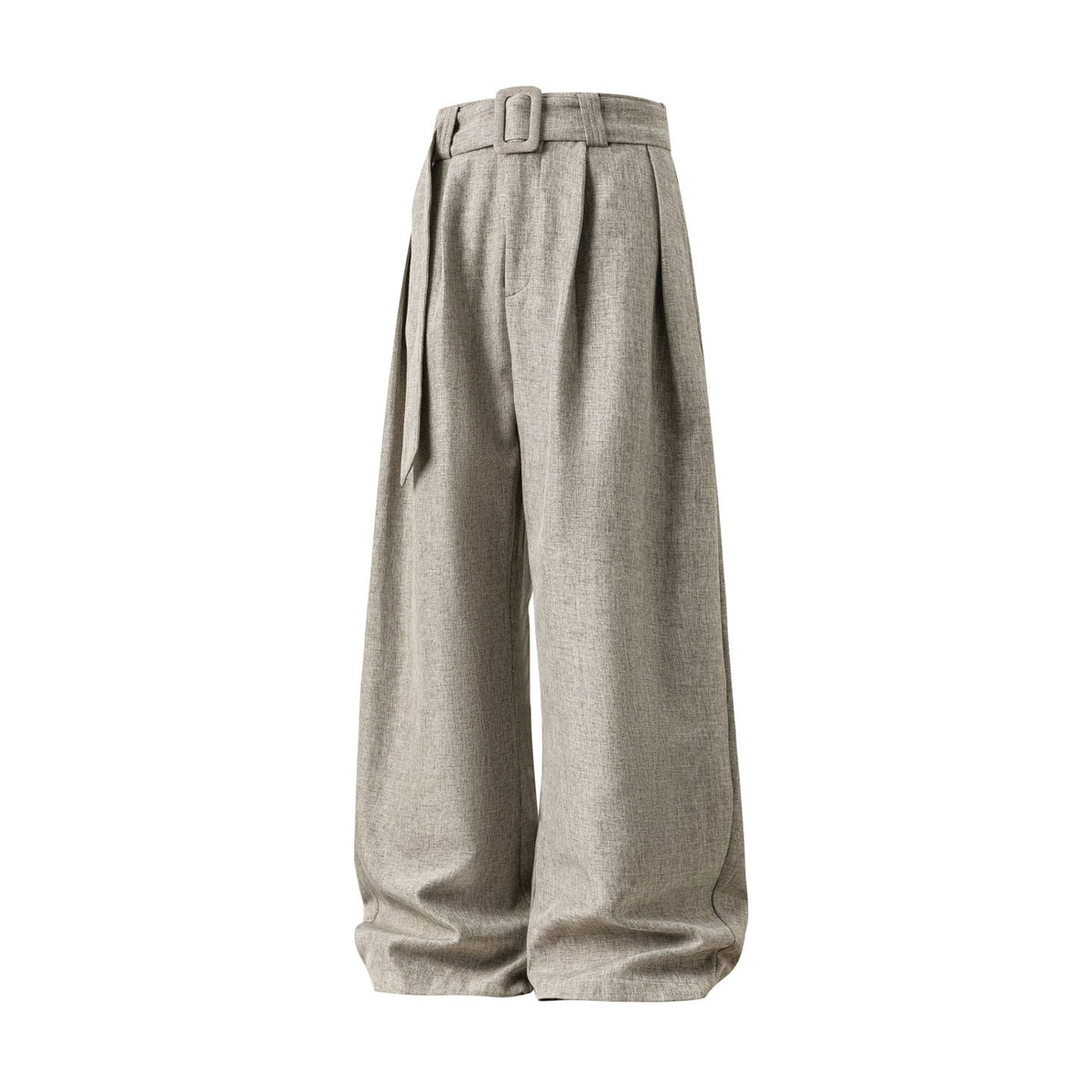Men's wide-leg tailored trousers in viscose blend – Fluid drape