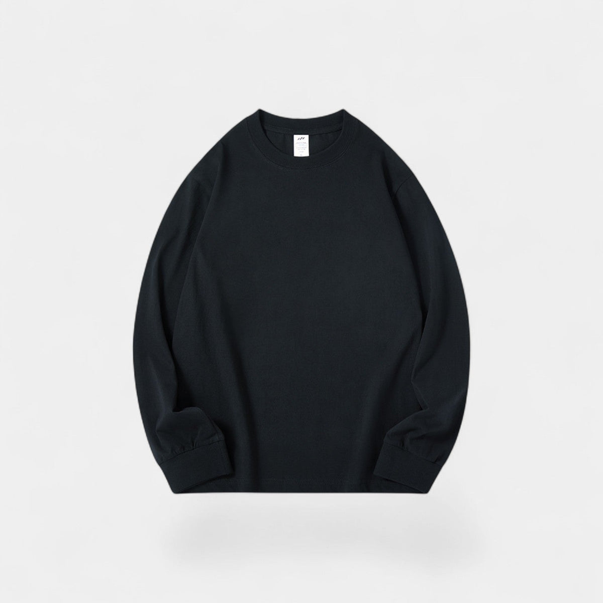 Set of 3 men's cotton crew neck sweaters – loose fit, refined, everyday essentials