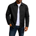 Men's Zip-Up Raglan Sleeve Cardigan Jacket – Relaxed Fit