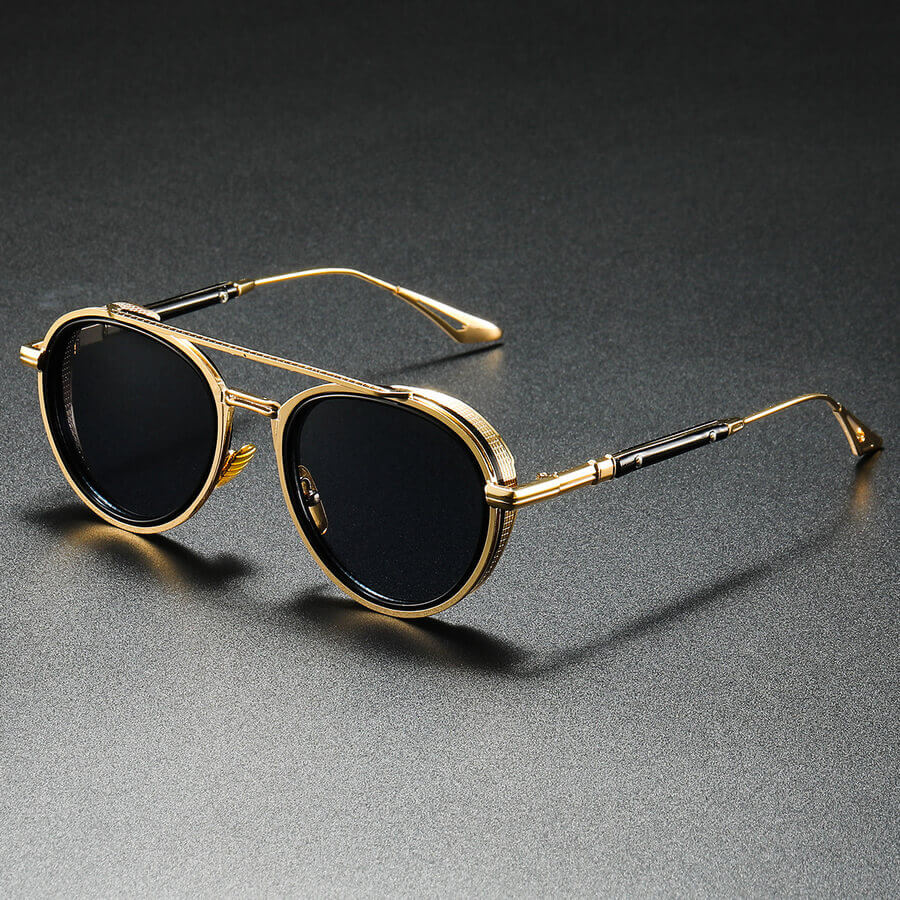 Unisex Retro Sunglasses – Oversized Acetate Frame UV400