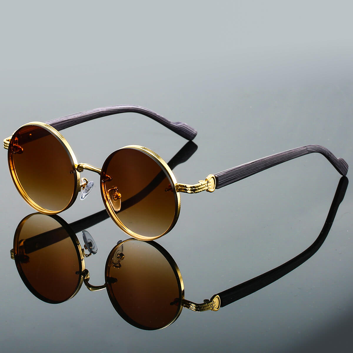 Women's Sunglasses – Classic Round Frame Tinted Lenses