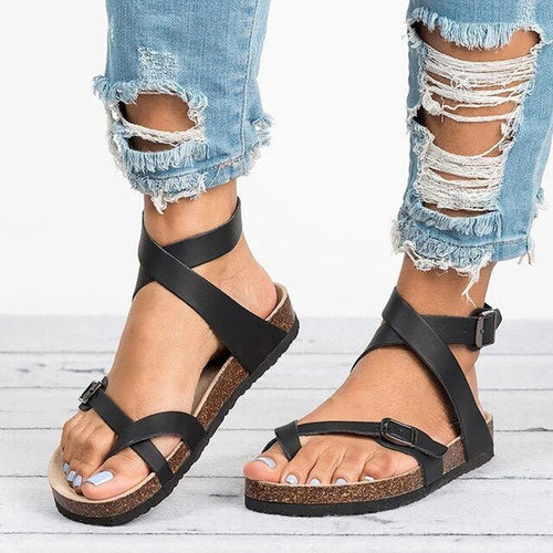 Adjustable Women's Comfort Sandals – Arch Support Sole