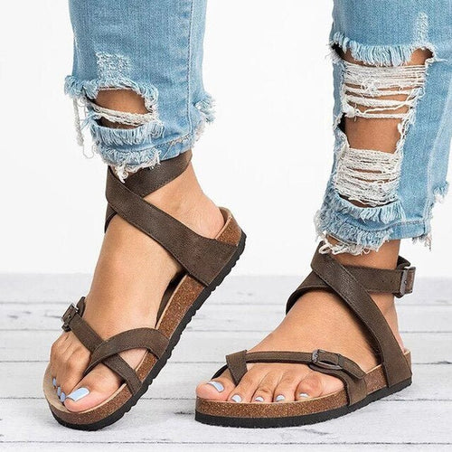 Adjustable Women's Comfort Sandals – Arch Support Sole
