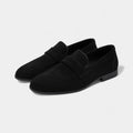 Men's Suede Slip-On Loafers – Versatile Comfort
