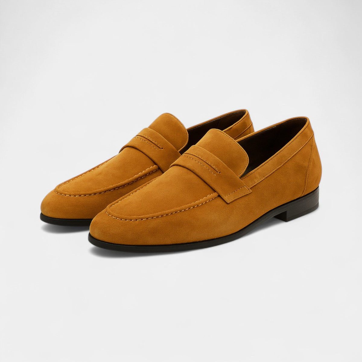 Men's Suede Slip-On Loafers – Versatile Comfort