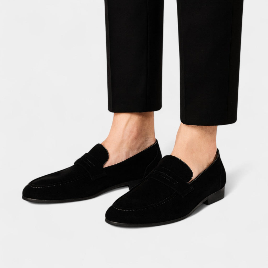 Men's Suede Slip-On Loafers – Versatile Comfort