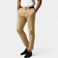Men's Stretch Cotton Chino Pants – Tailored Look, Refined Style
