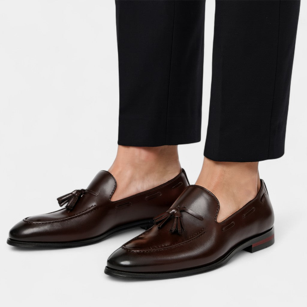 Men's Faux Leather Loafers – Urban Comfort and Discreet Elegance