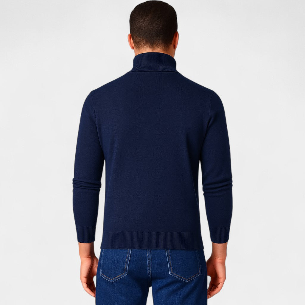 Men's Slim Fit Cotton Cardigan – Plain Minimalist Style