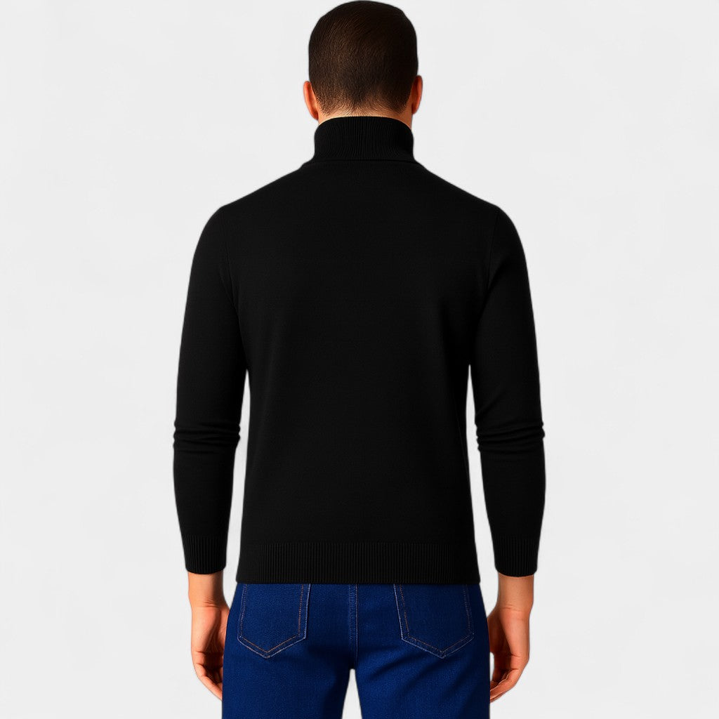 Men's Slim Fit Cotton Cardigan – Plain Minimalist Style