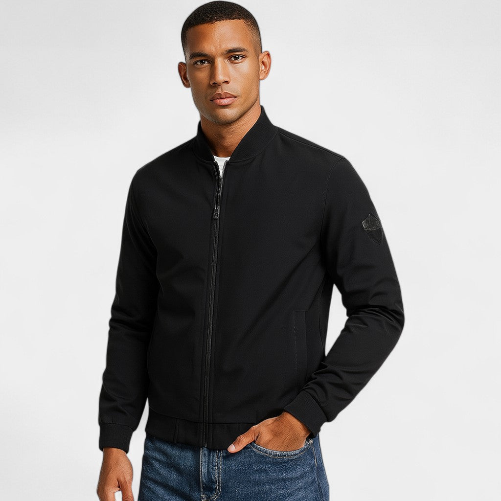 Men's Slim Fit Korean Style Jacket – Solid Minimalist Color