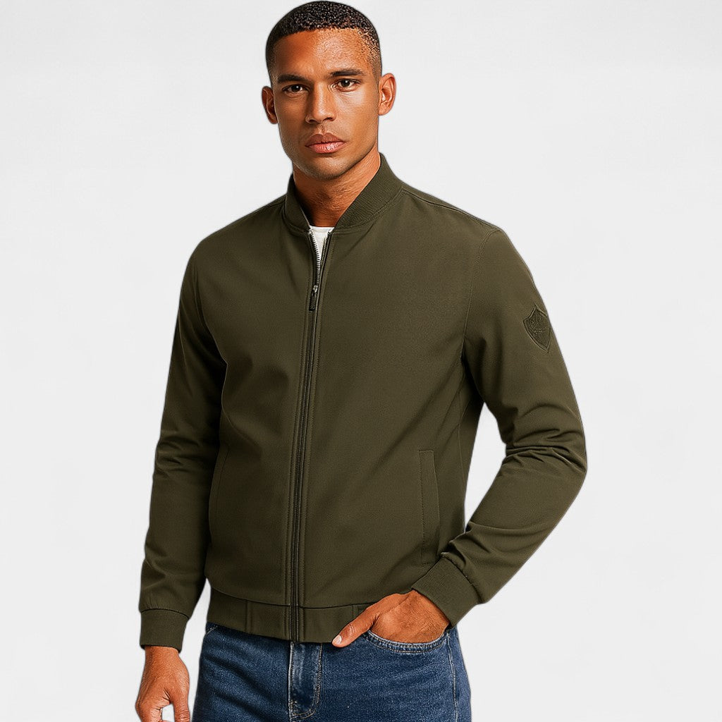 Men's Slim Fit Korean Style Jacket – Solid Minimalist Color