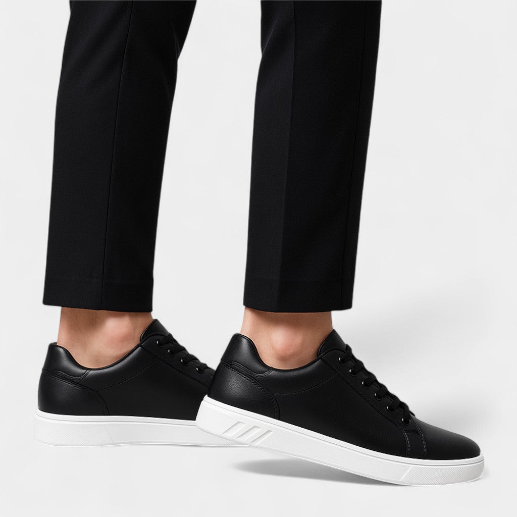 Men's Casual Leather Lace-Up Shoes
