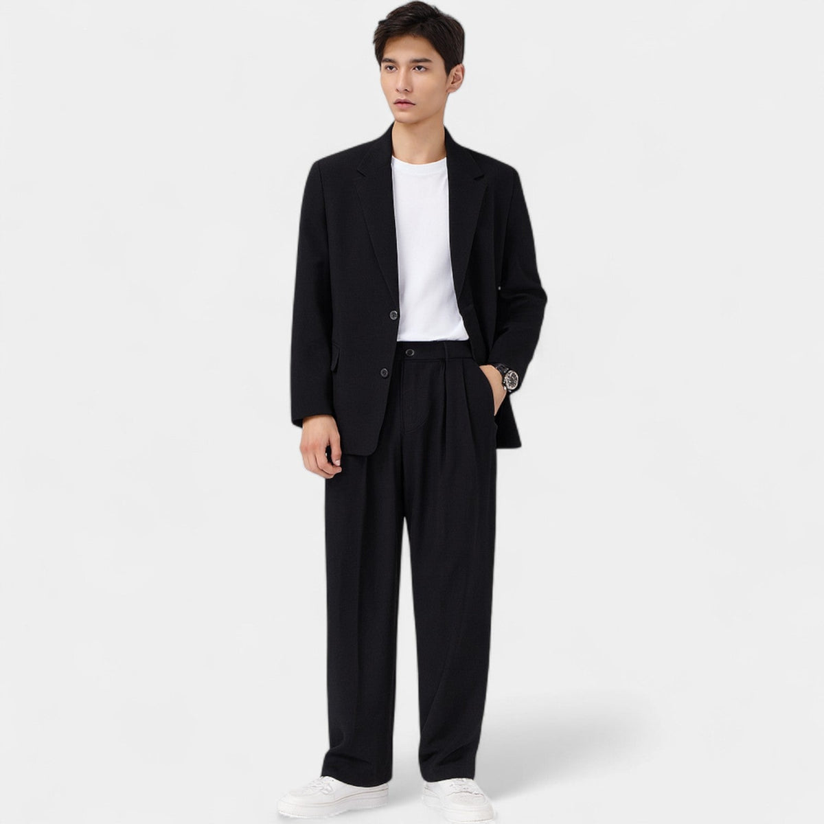 Men's Oversized Business Casual Pants – Light and Relaxed Fit