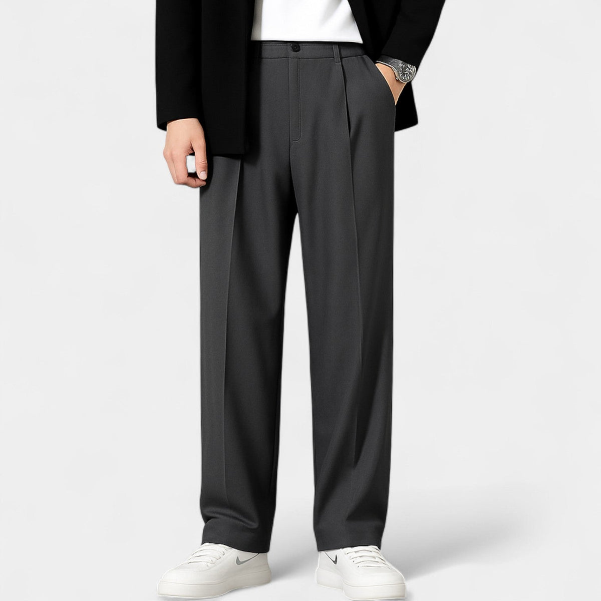 Men's Oversized Business Casual Pants – Light and Relaxed Fit
