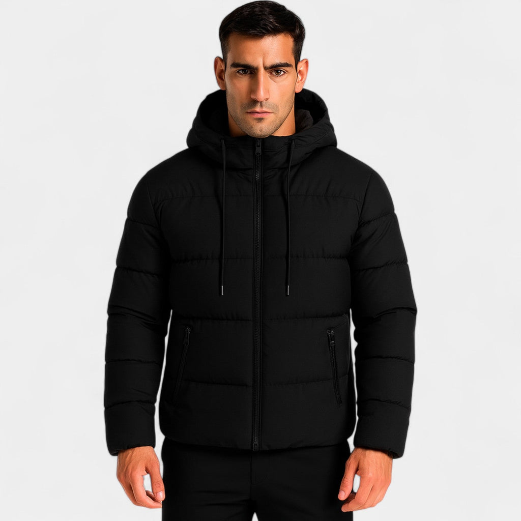 Men's Feather Hooded Puffer – Thick Warm Casual