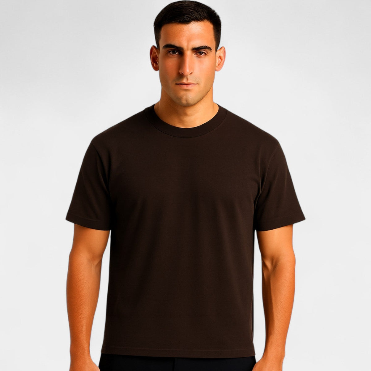 Men's cotton slim fit T-shirt – minimalist essential