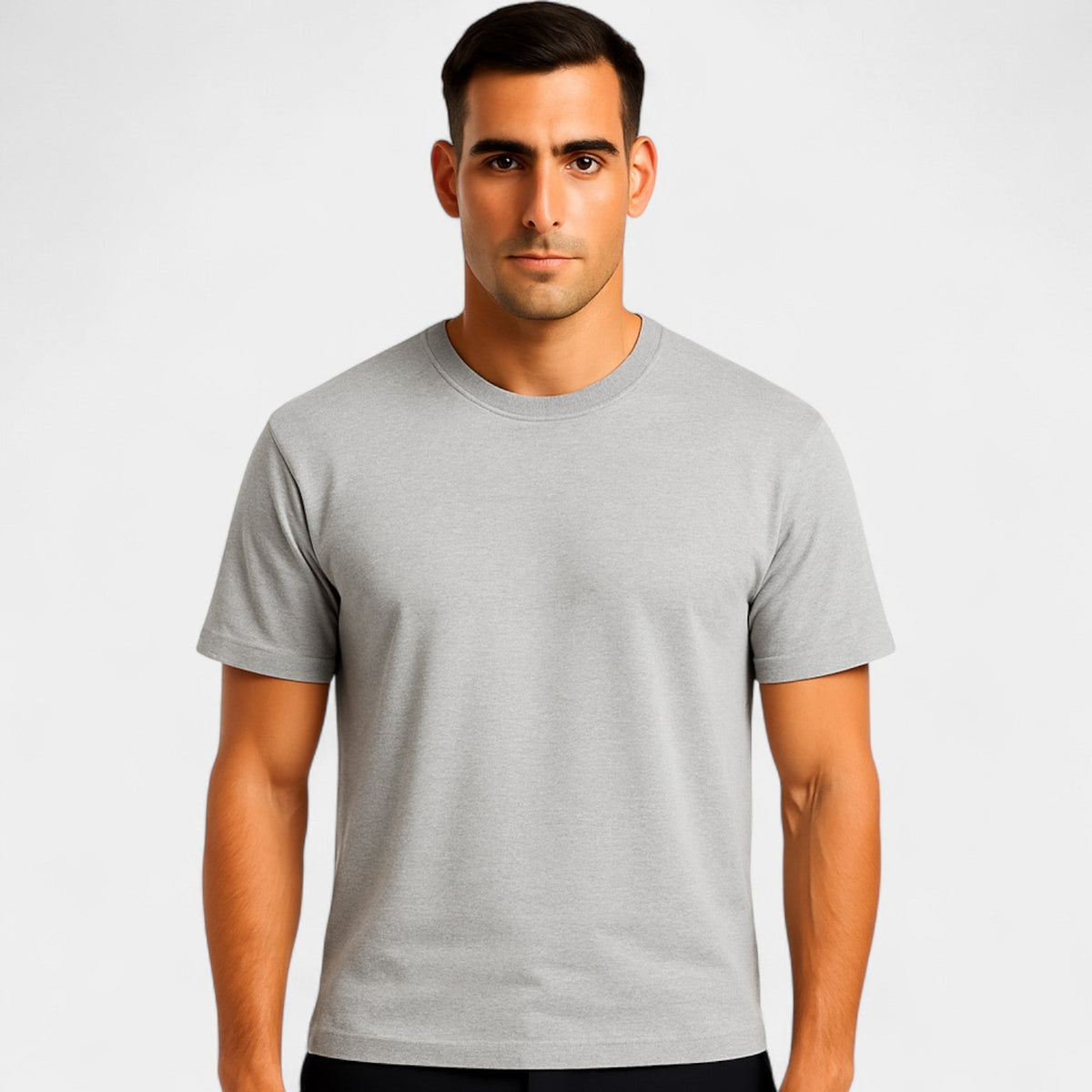 Men's cotton slim fit T-shirt – minimalist essential
