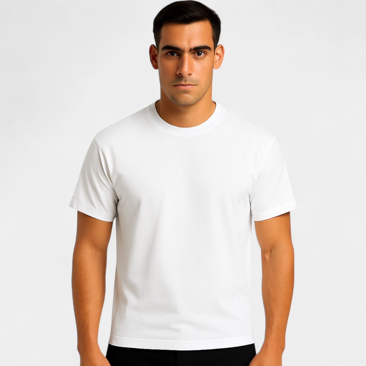 Men's cotton slim fit T-shirt – minimalist essential