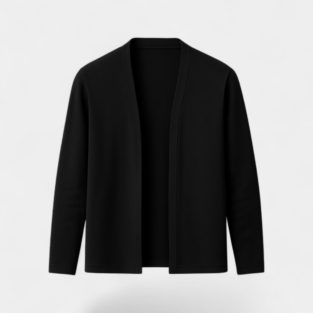 Men's cotton cardigan – basic slim casual fit